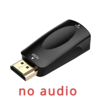 Адаптер HDMI-совместимый с VGA-кабелем, переходник «папа»-Мама, аудиоразъем 3,5 мм, HD 1080P для ПК, ноутбука, планшета