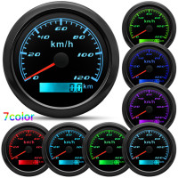 GPS-спидометр, измеритель скорости с GPS-антенной, 85 мм, 60 км/ч, 120 км/ч, 7 цветов