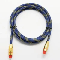 Цифровой оптический аудио кабель Toslink позолоченный 1 М 1,5 м 2 м 3 м SPDIF MD DVD позолоченный кабель