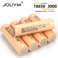 JOUYM 13 МОм 3,7 V 18650 3000mAh перезаряжаемая батарея с высоким током разряда 30A мощность для электрического велосипеда Cell для отвертки VTC6