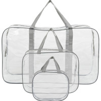Сумка для мамы AISTFAMILY Готовый набор прозрачных сумок для мамы и малыша 3шт Для беременных
