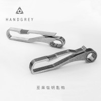 Handgrey鈦掛扣KIN KEY HOOK至親一體式鑰匙掛鉤鎖扣美國品牌手工