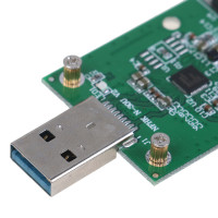 Мини USB 3,0 на PCIE mSATA внешний SSD PCBA конвейер адаптер карта