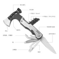 日本福岡野外生存開山防身小手斧 戶外多功能劈砍斧頭刀 戰術斧子