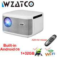 WZATCO A20 цифровой фокус 32GB Smart Android WIFI Full HD 1920*1080P