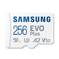 SAMSUNG EVO Plus карта памяти Micro SD, класс 10, 256 ГБ, 95 Мб/с