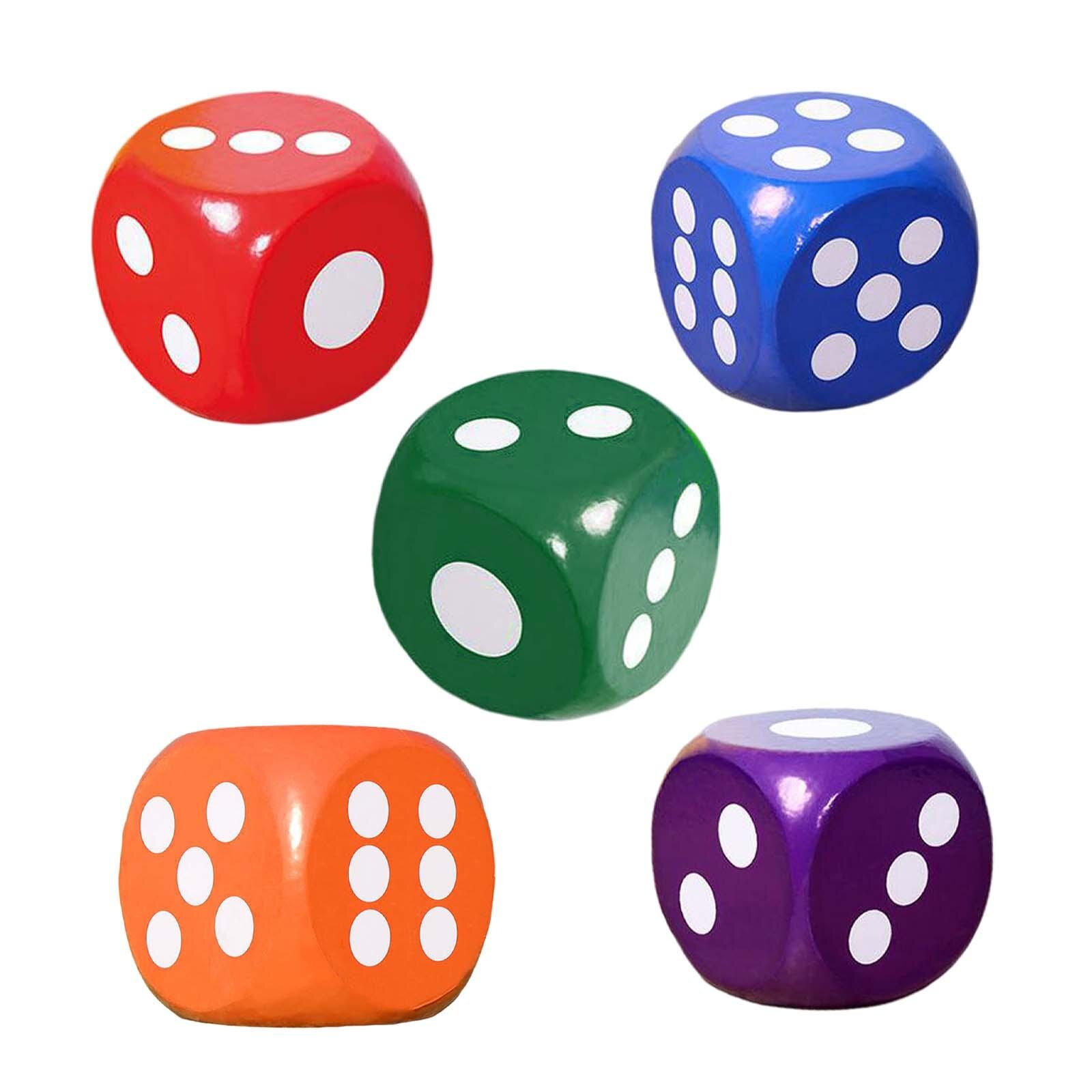 20cm Soft Foam Dice Learn Math Counting Dot Dice Playing Dice for Boys and Girls Classroom Kids Teacher Carnival School Supplies