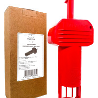 Кротоловка-капкан Пиранья Красная для уничтожения кротов, землероек и мышей-полевок