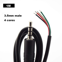 2-контактный 4-контактный кабель Micro USB 2.0 Type-C для зарядного устройства 2,5 мм 3,5 мм