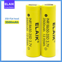 20 шт., литиевая аккумуляторная батарея INR18650, 3,7 в, 3500 мАч