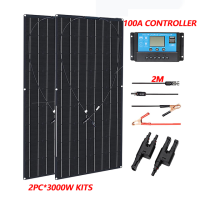 1500W3000WSolar Panel1000W2000W, высокоэффективный портативный внешний аккумулятор с солнечной батареей, гибкая зарядка, уличные солнечные батареи для дома/кемпинга