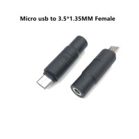 Переходник с Micro USB / USB 2,0 «папа» на DC 3,5*1,35/4,0*1,7 мм «мама»