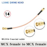 Кабель RG316 MCX с гнездовой гайкой, перегородка на штекер SMA, Разъем RF, коаксиальный перемычка, отрезок, прямой кабель SMA в MCX, радиочастотная линия