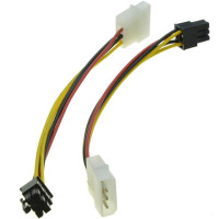 Кабель адаптера 4 Pin Molex на 6 Pin PCI Express PCIE