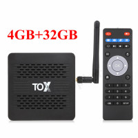 ТВ-приставка TOX3, Android 11,0, Amlogic S905X4, Wi-Fi, 1000 м, 4K