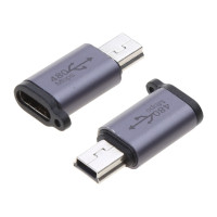 Переходник на Mini USB MicroUSB Micro USB на TypeC Разъем конвертера Mini USB Поддержка синхронизации данных зарядки 480