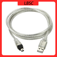 Кабель для передачи данных LBSC, 4 контакта IEEE 1394 к USB, мини-штекер Firewire для мини-DV HDV видеокамеры для редактирования 1,4 м