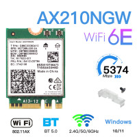 Настольный комплект 2,4G/5G/6 ГГц WiFi адаптер для Bluetooth 5,2 карты Win 10/11