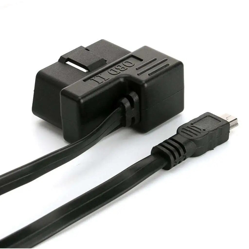 1.8m OBD II OBD 2 16 Pin to Mini USB Connecting Cable for Car HUD Head up Display OBD2 Connection Cable for car Head Up Dispaly