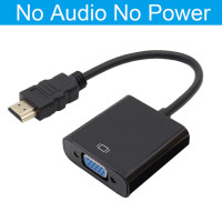 Адаптер HDMI-совместимый с VGA, кабель-преобразователь мама-папа с HDMI на VGA, цифровой аналоговый HD 1080P для ПК, ноутбука, планшета