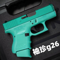 FC格洛克G26 金屬軟彈玩具槍仿真可發射拆卸空掛回膛手搶模型道具