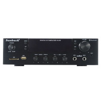 Усилители мощности SUNBUCK для домашнего кинотеатра, 400 Вт, Вт, Hi-Fi, bluetooth, стерео, аудио, караоке, FM-приемник, USB, SD, 2 входа для микрофона