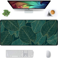 Коврик для мыши большой Домашний Настольный коврик для мыши Коврик для мыши зеленый коврик для тропических растений офисный Мягкий Коврик противоскользящий Настольный коврик для мыши из натурального каучука