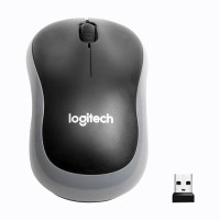 Беспроводная мышь Logitech M185, 2,4 ГГц, USB 1000DPI, USB-приемник, бесшумная оптическая навигационная мышь для Mac Os Chrome Window 10/8/7