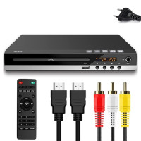 DVD-плеер для ТВ с HDMI-совместимым AV-выходом, домашний SVCD-проигрыватель, все регионы, свободный проектор для домашней стереосистемы