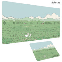 Симпатичный Большой игровой коврик для клавиатуры и мыши XL, зеленая ботаника, компьютерный геймерский планшет, коврик для мыши с резиновой крышкой, коврики для игровой мыши