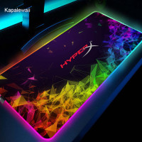 Большой коврик для мыши HyperX 900x400 мм, RGB, размер XXL, аниме, коврик для ноутбука, мыши, нетбука, компьютерная клавиатура, игровой коврик для мыши, игровые коврики