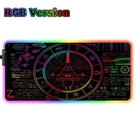Большой коврик для мыши Gravity Fall с Rgb-светодиодами, аксессуары для ПК, подсветка, коврик для мыши Xxl, игровой Настольный коврик, милые коврики для клавиатуры в стиле аниме