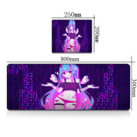 Игровой коврик для мыши, аниме, коврики для мыши, аксессуары для ноутбуков, ПК, игровой коврик, милый коврик для мыши для компьютера, Удлиненный коврик