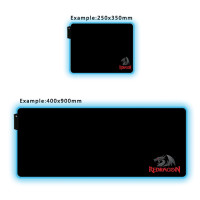 Игровой коврик для мыши Redragon, большой игровой коврик для мыши, Rgb защита для стола, аксессуары для ноутбуков, коврик для клавиатуры, коврик для рабочего стола с подсветкой