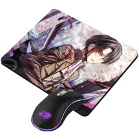 Игровой коврик для клавиатуры, ПК, геймерский коврик для мыши «атака на Титанов», игровой коврик для мыши, аниме, маленький Настольный коврик, аксессуары для геймеров, Настольный коврик