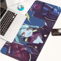 Коврик для мыши Cyberpunk Edgerunners, игровые аксессуары, коврик для клавиатуры, нескользящий Настольный коврик, коврик для мыши с высокой четкостью и принтом