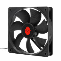 Вентилятор для корпуса компьютера, 12 В, 4 Pin, 120 мм, высокоскоростной, с двумя шарикоподшипниками, 3000 об/мин