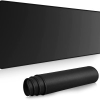 Коврик для мыши большой 800x300x3 мм с прочными прошитыми краями, Нескользящий Резиновый базовый Коврик для клавиатуры для дома, офиса, игр, работы