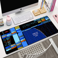 Космический коврик, механическая клавиатура, космический корабль XXL, аксессуары для геймеров, коврик для мыши, черный Настольный коврик, персонализированная солнечная система