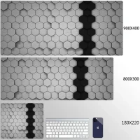 Геометрические игровые аксессуары, коврик для мыши, компьютерный ноутбук, геймерский расширенный коврик для мыши, большой коврик для мыши с аниме, резиновые клавиатуры, коврик для стола