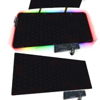 Черный коврик для мыши 1200x600 Xxxl игровые аксессуары Rgb коврики с подсветкой очень большой Настольный коврик 100x5 0 коврик для мыши от компании геймера арт