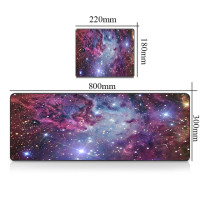 Универсальный Настольный коврик для клавиатуры и мыши со звездным небом