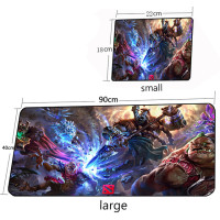 Коврик для мыши DOTA 2 в стиле аниме, большой игровой коврик для мыши, резиновый Настольный протектор для ПК, офисные аксессуары, милые коврики для клавиатуры