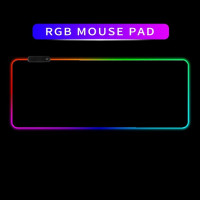 RGB светящийся чистый черный коврик для мыши утолщенный коврик для мыши большой Настольный коврик зашифрованный Противоскользящий супер большой видеоигра офис
