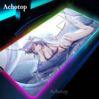 Игровой коврик для мыши Genshin Impact, компьютерный коврик для мыши RGB, большой милый коврик для мыши Kawaii, игровой коврик для мыши XXL, коврик для мыши, Настольный коврик для ПК