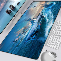 Коврик для мыши World of warship HD XXL, игровой коврик под заказ, нескользящий, из натурального каучука, для ноутбука