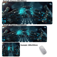 Коврик для мыши Logitech, игровые аксессуары, Нескользящий Резиновый коврик для ПК, игровой коврик для клавиатуры, коврик для настольного компьютера, коврик для мыши Аниме, размер XXL, коврик для мыши