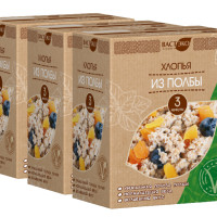 Хлопья полбяные быстрого приготовления, 3 шт. х 400 г