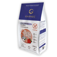 Каша рисовая с клубникой без глютена Гарнец (Garnec) 200 г