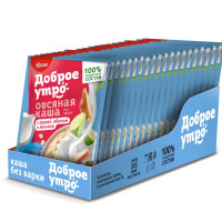 Каша овсяная быстрого приготовления Увелка с грушей, яблоком и молоком 20шт по 40г